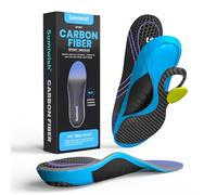 Carbon Fiber Insole for Men & Women - Sumiwish High Arch & Rigid Support Shoe Inserts for Women & Men - Rigid Support for Turf Toe, Foot Fractures, Hallux Rigidus- L: Men's 8-9 / Women's 9.5-10.5