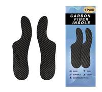 Carbon Fiber Insole, Morton's Extension Orthotic, 1 Pair Rigid Orthotic Shoe Insert for Turf Toe, Foot Arthritis, Hallux Rigidus, for Pain Relief Recovery, Black, 9.64"-245mm-Men's 8-8.5/Women's 9-9.5