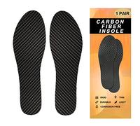 Carbon Fiber Insoles 1 Pair, Carbon Fiber Shoes Insert, Rigid Carbon Fiber Shoe Insert 1 Pair for Pain Relief & Injury Turf Toe (225mm-Men's 6-6.5/Women's 7-7.5)