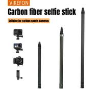 Carbon Fiber Invisible Extended Edition Selfie Stick Stand For Insta360 X3 GO3 Action 4 300CM For DJI GoPro Camera Selfie Sticks Grey