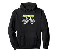 Carbon Fiber Is My Love Language Road Cyclist Bicycle Pro Pullover Hoodie