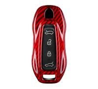Carbon Fiber Key Fob Cover for Porsche EV Taycan Macan 911 Electric New Version Remote 2024 2025