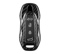 Carbon Fiber Key Fob Cover for Porsche EV Taycan Macan 911 Electric New Version Remote 2024 2025