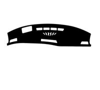 Carbon Fiber Leather Car Dashboard Cover Mat Non-slip Sun Shade Cushion Protective DashMat Pad For Teramont For Atlas 2025 Dashboard Accessories(Black Black,With hud)