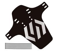 Carbon Fiber Look Bike Mud Guard Weather Resistant Fashion Bicycle Various Terrain Cycling Commuter Bicycle