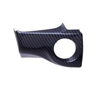 Carbon Fiber Look Car Start Stop Ignition Button Cover Trim For Civic Hatchback 2016 2017 2018 2019 2020 2021