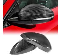 Carbon Fiber Mirror Cover Fits For Jaguar F-Type 2013-2021 Side Cap Trim Covers Car Accessories Wing Mirror Cap(Carbon Fiber)