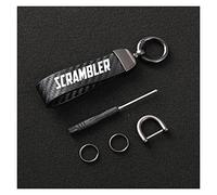 Carbon Fiber Motorcycle Key Chain Key Ring For Ducati Scrambler 800 SUPERSPORT PANICALE Motorcycle Accessories Motorbike Key Rings (Color : Scrambler, Size : Normal)