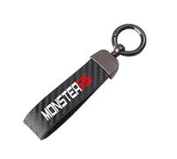 Carbon Fiber Motorcycle Keychain Key Ring For Ducati Monster696 Monster 696 Motorbike Key Rings