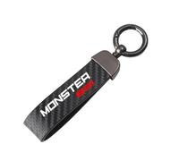 Carbon Fiber Motorcycle Keychain Key Ring For Ducati Monster821 Monster-821 Monster 821 Motorbike Key Rings