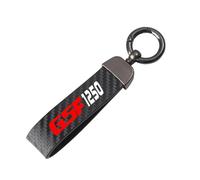 Carbon Fiber Motorcycle Keychain Key Ring For Suzuki GSF1250 Bandit1250 GSF Bandit 1250 S-Black