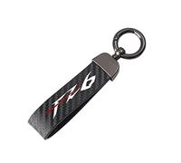 Carbon Fiber Motorcycle Keychain Key Ring For YAMAHA FZ6 FAZER FZ-6 2004 2005 2006 2007 2008 2009 2010 Motorcycle Accessories Motorbike Key Rings (Color : Black, Size : Normal)