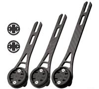 Carbon Fiber Mount for Bike Computers for Garmin and For Bryton, Stability During Rides (Length 130mm)