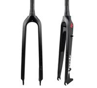 Carbon Fiber MTB Rigid Fork 26/27.5/29 Disc Brake Mountain Bike Fork 1-1/2" Tapered Bicycle Front Fork QR 9Mm Carbon Road Bike Rigid Fork D,29''