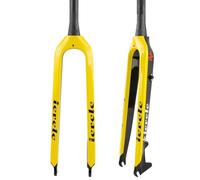 Carbon Fiber MTB Rigid Fork 26/27.5/29 Disc Brake Mountain Bike Fork 1-1/2" Tapered Bicycle Front Fork QR 9Mm Carbon Road Bike Rigid Fork A,26''