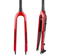 Carbon Fiber MTB Rigid Fork 26/27.5/29 Disc Brake Mountain Bike Fork 1-1/2" Tapered Bicycle Front Fork QR 9Mm Carbon Road Bike Rigid Fork B,27.5''