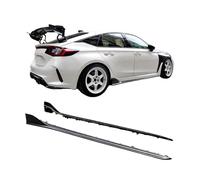 Carbon Fiber OTD Style Side Skirts Extension Bumper Lip Spoiler For Honda CIVIC 11TH FL5 TYPE R Auto Tuning