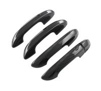 Carbon Fiber Outside Exterior Trim Decoration Compatible for MGMulan Front Rear Left Right Door Handle Frame Cover 4pcs Door Handle Sticker and Car Cover Highquality Stylish