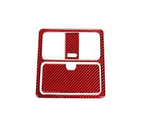 Carbon Fiber Pattern Car Front Roof Reading Light Panel Trim Cover Decoration Sticker For Nissan 350Z 2006-2009 Interior Accessories UOEMCRTB(A)
