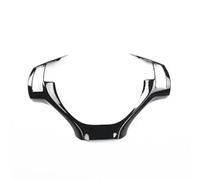 Carbon Fiber Pattern Car Steering Wheel Trim Stickers Interior ABS Styling Moldings For Lexus ES 2013 2014 anti-dust(B)