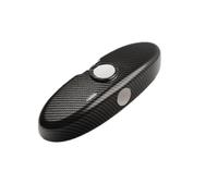 (Carbon Fiber Pattern) Exquisite The Black Flag Interior Rearview Mirror Car Sticker For Mini Cooper Jcw S One R55 R56 R57 R60 R61 Countryman Auot Accessories