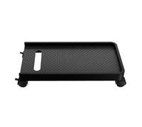 Carbon Fiber PC Case Holder Cart Mobile Adjustable Computer CPU Holder 20kg Weight Capacity