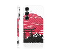 Carbon Fiber Phone Skin Compatible with Samsung Galaxy S25+ - Japanese Style - Premium 3M Vinyl Protective Wrap Decal Cover - Easy to Apply | Crafted in The USA by MightySkins