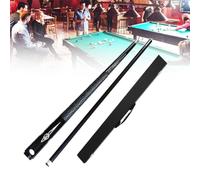 Carbon Fiber Pool Cue, 58" Carbon Shaft And Maple Butt Pool Cue, 1/2-piece American Nine-ball Pool Cue, Comes with Box, for Commercial, Bar and House Use 11.5MM