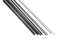 Carbon Fiber Profile 10pcs Carbon Fiber Rod, Round Solid Bar, for Fixing and Strengthening Use to Kite Tents(3.5x500mm)
