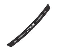 Carbon Fiber Rear Bumper Protector for Mazda CX-3, Car Rear Trunk Sill Plate Scuff Plate Strip Back Bumper Guard Anti-Scratch Trim Cover Styling Accessories