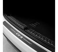 Carbon Fiber Rear Bumper Protector Sticker, for CX5 CX 5 CX-5 2012-2022, Car Trunk Door Sill Edge Anti-Scratch Decorative Strips Styling Accessories,Black