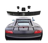 Carbon Fiber Rear Spoiler Rear GT Wing Compatible For Lamborghini Gallardo LP550 LP560 LP570 2004-2012(Carbon fiber)