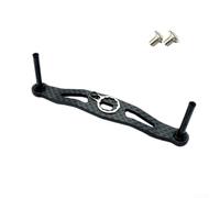 Carbon Fiber Reel Handle for DAIWA/For ABU Fishing, Length 105mm, 10g, Complete with Locking Plate and Screws (silver)