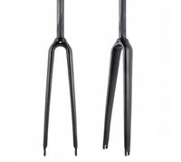 Carbon Fiber Retro Road Bike Straight Tube Front Fork 25.4, Cap Bottom Diameter 26.4mm, Front Fork Opening 100mm, 3K Matte, A(UD Matte)