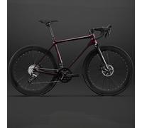 Carbon Fiber Road Bike Disc Brakes Lightweight Racing Bicycle for Men Women Adult With Full Internal Cable Routing M/20speed