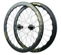 Carbon Fiber Road Bike Wheelset 700C Clincher Rims Thru Axle 12/15x100mm /12x142mm Center Lock Disc Brake 24H Hubs For 8/9/10/11/12 Speed Cassette(Black-Gold,F15R12)