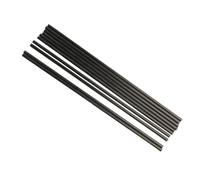 Carbon Fiber Round Rod 1/5/10pcs 1mm-18mm Dia. Model Airplane Carbon Fiber Round Rod Stick Bar Solids Kite Carbon Fibre Rod(3x250mm 10pcs)