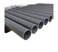Carbon fiber round rod 2pcs Length 500mm Carbon Fiber Tube Hardness Material Twill Matte OD4-30mm Pipes For Plant Protection Aircraft(2pcs 15x13x500mm)