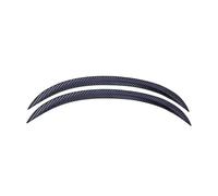 Carbon Fiber Rubber Car Wheel Eyebrow Universal Protector Trim Fender Flare Extension Arches For Cars Mud Flap Guards Splash Wheel Eyebrow Protector(44cm)