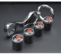 Carbon Fiber S Carbon Fiber Auto Tire Valve Stem Cap Cover with Resin red S Emblem Trim for Porsche 911 Panamera Macan Cayenne Cayman 718 Boxster Taycan Carrera Turbo