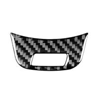 Carbon Fiber Self Adhesive Car Steering Wheel Chin Carbon Fiber Trim Frame For A3 S3 RS3 8V 2013-2018 Trim Interior Decal(B BLACK)