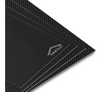 Carbon Fiber Sheet 200 X 300 X 1 MM - FAKILO 100% 3K Plain Weave Carbon Fiber Sheets Plate for Airplane/Car Model DIY, etc