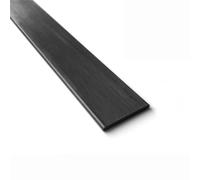 Carbon Fiber Sheet 2pcs Pultruded Carbon Fiber Strip, 500mm Length Black, Batten, Solid(1.2mm x 7.0mm)