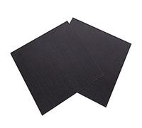 Carbon Fiber Sheets Plate Black Twill 3K Carbon Fiber Plate 2 Pcs 0.8mm Multiple Sizes(100mm*150mm*0.8mm)