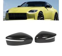 Carbon Fiber Side Mirror Cover for Nissan Z Nismo 2023-2024 Models, Direct Add-On Design with Self-Adhesive Backing, 2-Piece Set