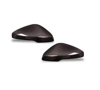 Carbon Fiber Side Rearview Mirror Cover Compatible For 11th Gen Civic Type R FL5 Typer Reverse Mirror Shell Cover Rearview Mirror Overlay(Red black)