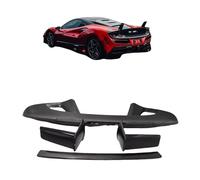 Carbon Fiber Spoiler Compatible For Ferrari F8 Coupe Spider 2020 UP Rear Trunk Wing Lip Body Kits Car Accessories