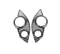 Carbon Fiber Steering Wheel Cover Trims For Fortwo Forfour 453 2015 2021 Fashionable And Delicate Interior Upgrade Accessories Premium Material Fading Car Interior Decorative Trim