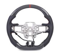 Carbon Fiber Steering Wheel Improved Grip Comfort flat bottom Steering Wheel for Ford 2018-2023 (With Heated)