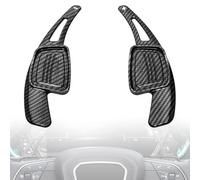 Carbon Fiber Steering Wheel Shift Paddle Extension Compatible with Audi A4 B9/A5 S5/Q5/Q7/S3/S4/TT/TTS Accessories Gear Shifter Cover Trim